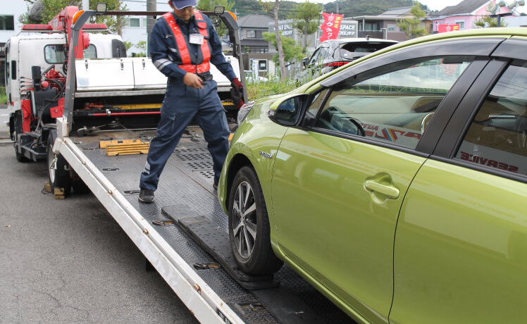 故障車両搬送